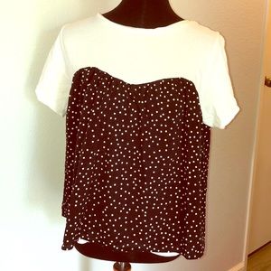 Polka dot top